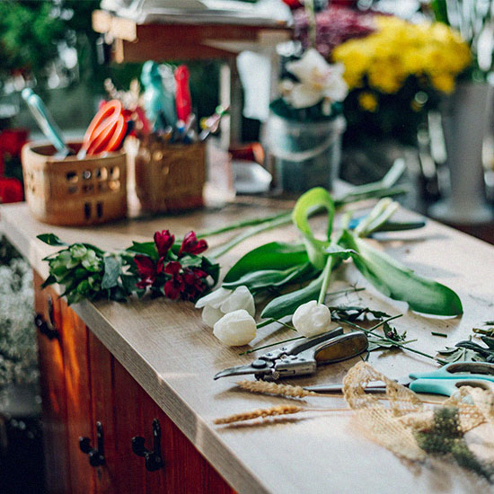 Bougie parfumée Chez le Fleuriste - Cire et Parfum