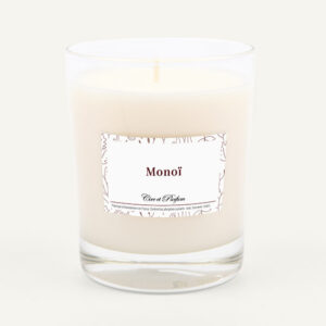 bougie parfumée Cire et Parfum monoi