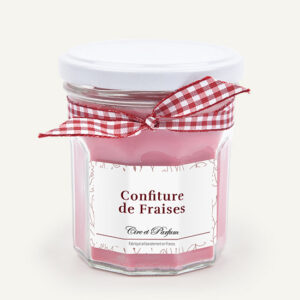 bougie parfumée Cire et Parfum confiture de fraises