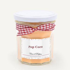 bougie parfumée pop corn